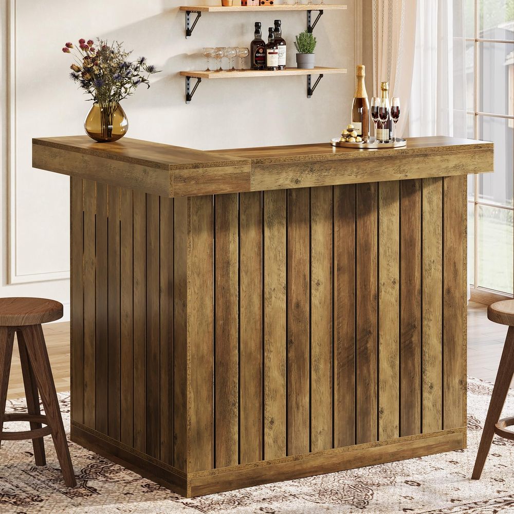 Home Bar Unit, L Shaped Bar Ta – обзор и цена Home Bar Shelves