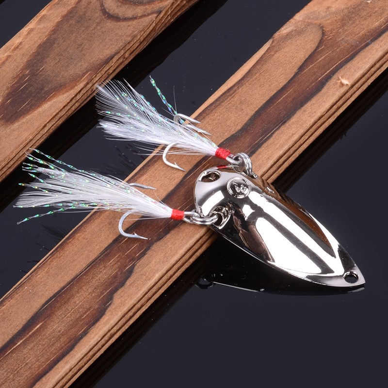 4pcs Fishing lures spoon metal – обзор и цена Jigger Double Sided