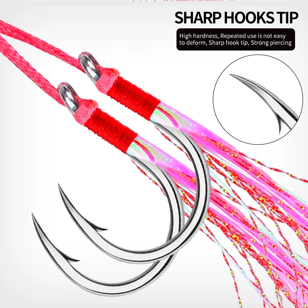 5Pairs Double Barbed Assist Ho – обзор и цена Jigger Double Sided