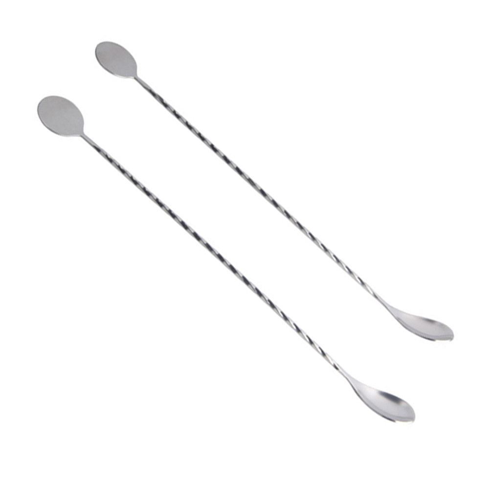 2Pcs Stainless Steel Cocktail  – обзор и цена Bar Spoon Twisted