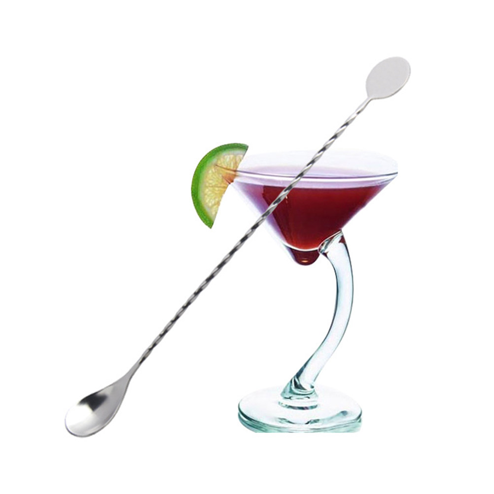 2Pcs Stainless Steel Cocktail  – обзор и цена Bar Spoon Twisted