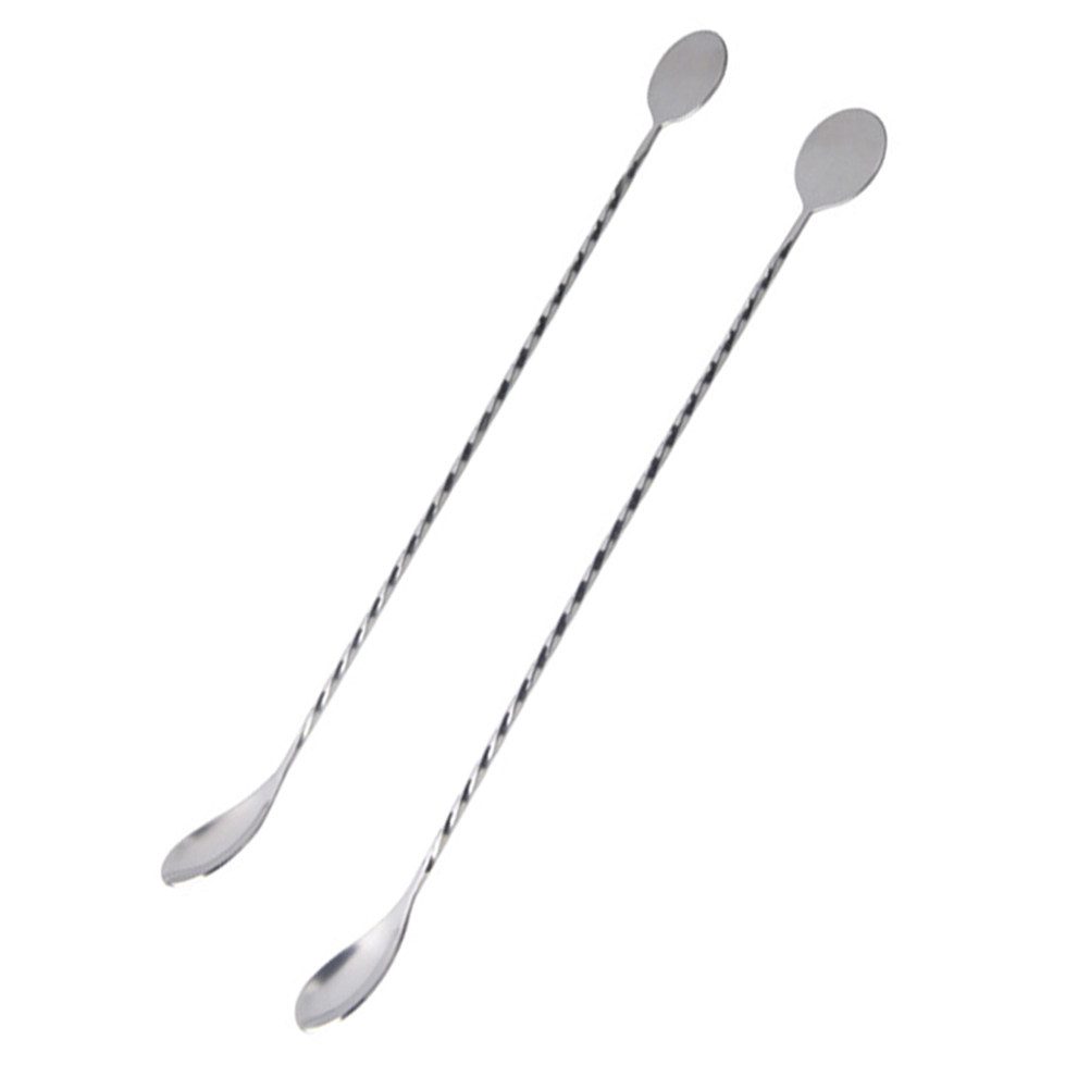 2Pcs Stainless Steel Cocktail  – обзор и цена Bar Spoon Twisted