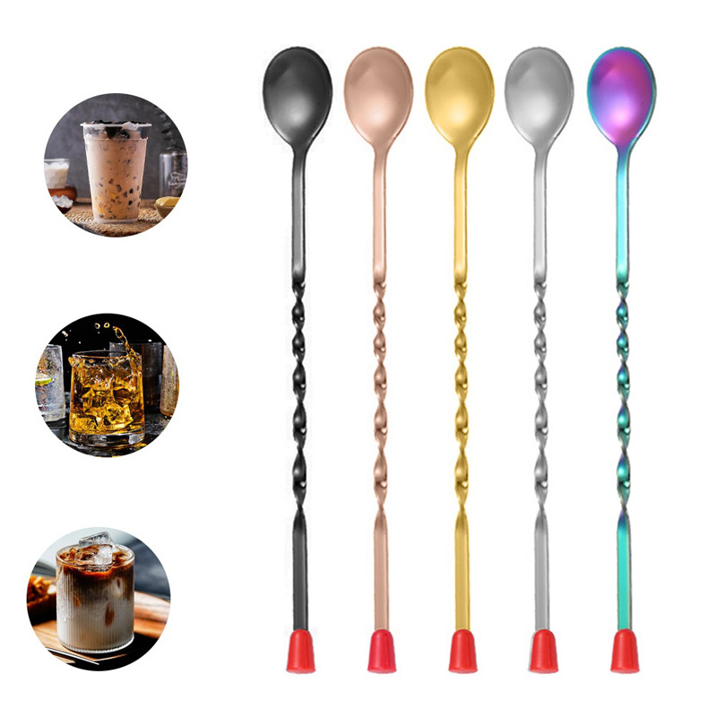 100Pcs/Lot Stainless Steel Twi – обзор и цена Bar Spoon Twisted
