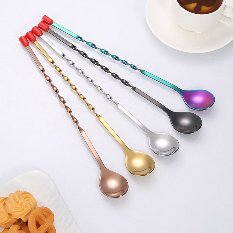 100Pcs/Lot Stainless Steel Twi – обзор и цена Bar Spoon Twisted