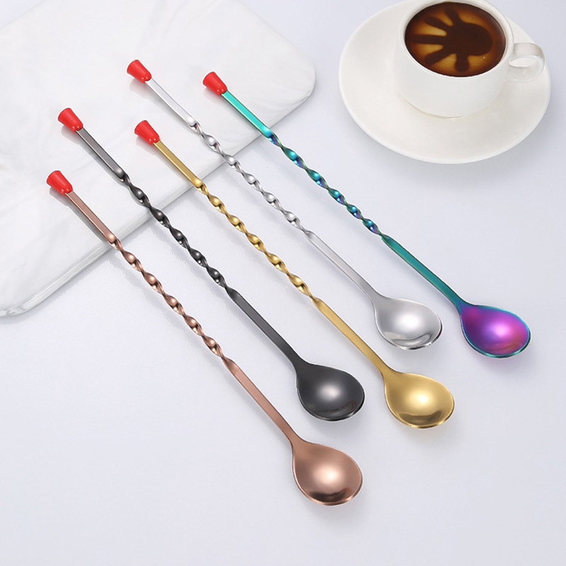 100Pcs/Lot Stainless Steel Twi – обзор и цена Bar Spoon Twisted