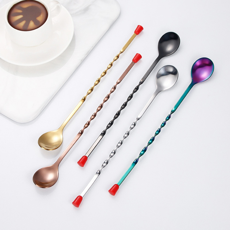 100Pcs/Lot Stainless Steel Twi – обзор и цена Bar Spoon Twisted