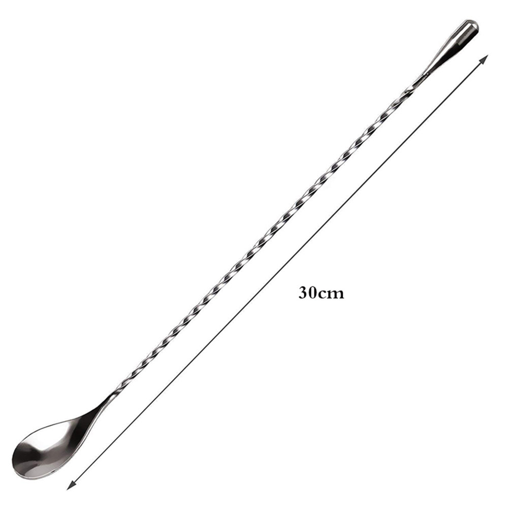 2Pcs Long Stainless Steel Cock – обзор и цена Bar Spoon Twisted