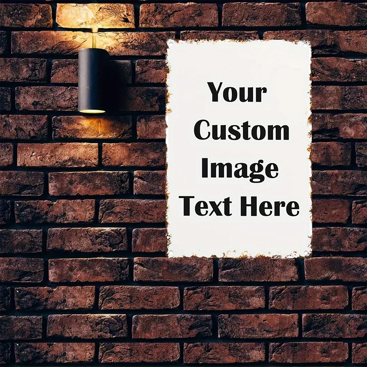 Custom Photo & Text Tin Sign - – обзор и цена Home Bar Accessories