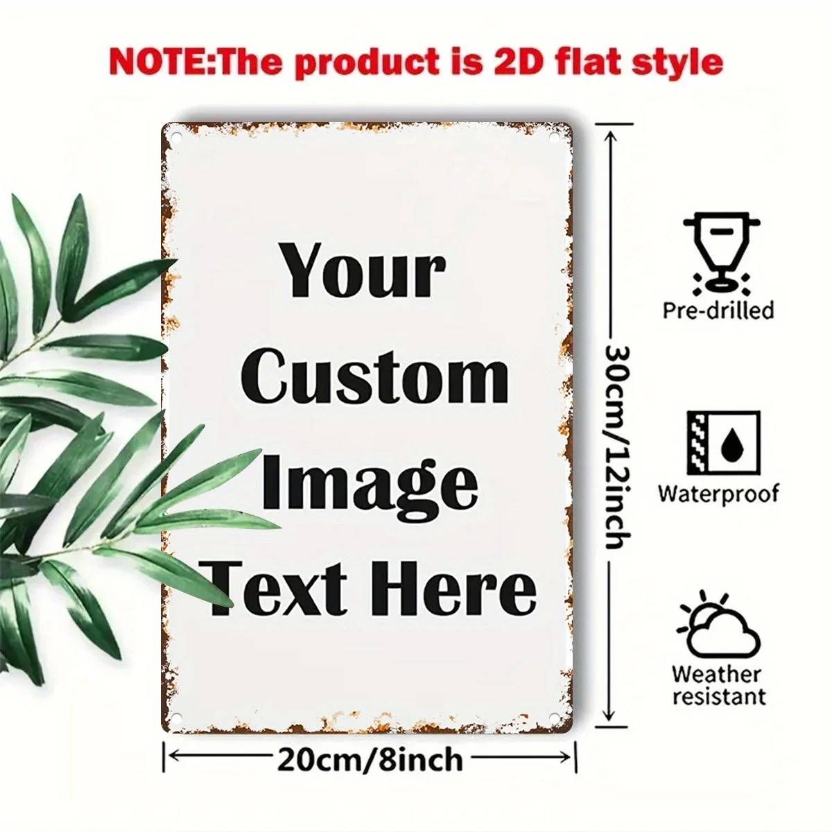 Custom Photo & Text Tin Sign - – обзор и цена Home Bar Accessories