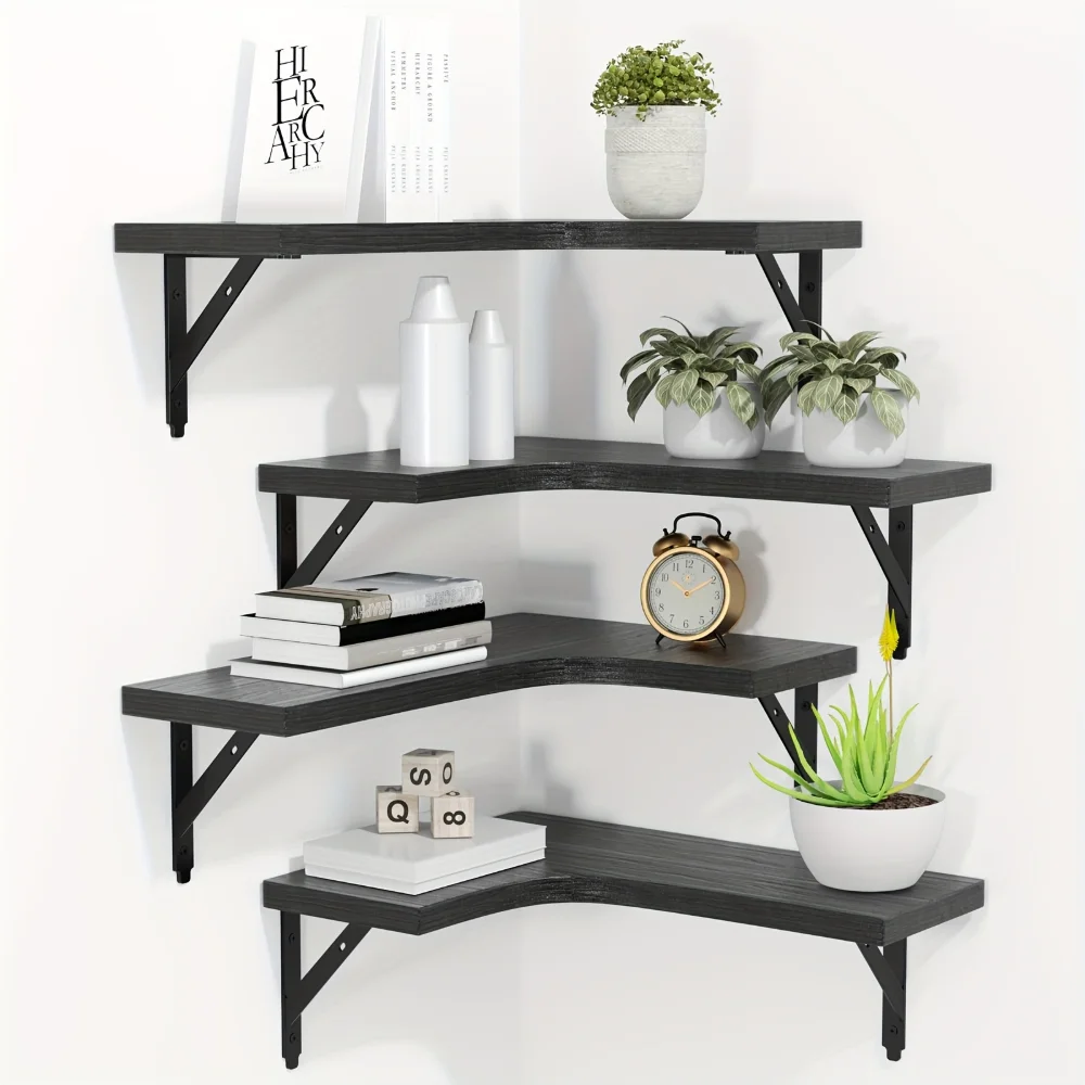 Natural Wood Grain Floating Sh – обзор и цена Home Bar Shelf