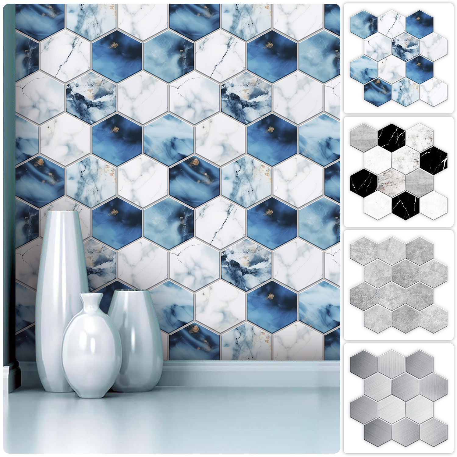 5 Styles Flat Hexagon Marble E – обзор и цена Home Bar Sink
