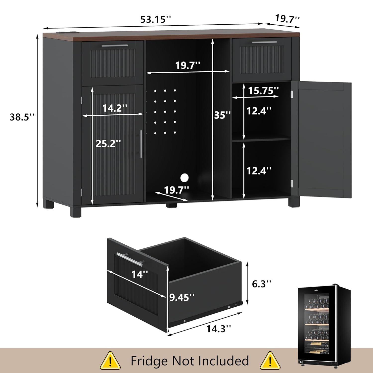 Large Coffee Bar Cabinet Fridg – обзор и цена Home Bar And Fridge