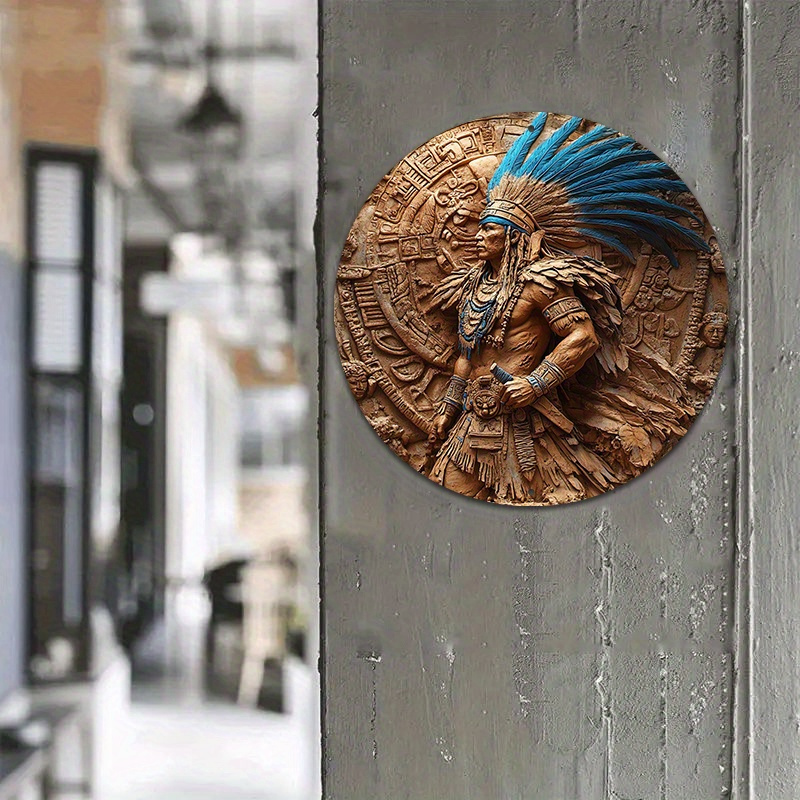 1pc Aztec Warrior 8-Inch Round – обзор и цена Home Bar Accessories