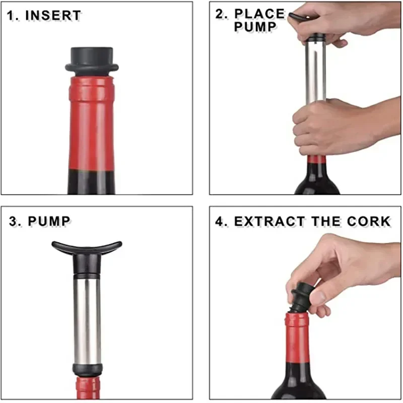 Vacuum Wine Pump Kit with Wine – обзор и цена Wine Preservation Pump
