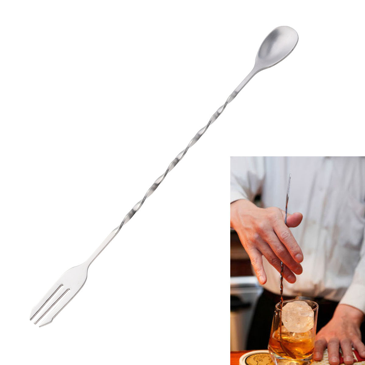 Professional 304 Stainless Ste – обзор и цена Bar Spoon Twisted