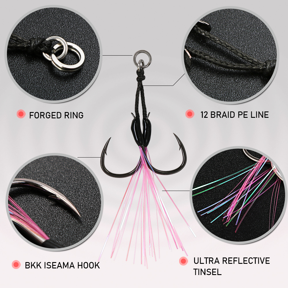 JIGGING PRO 2 Pairs Micro Jig  – обзор и цена Jigger Double Sided