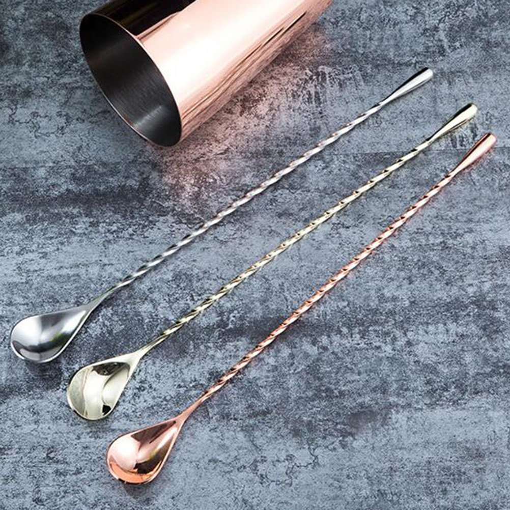 Elegant Stainless Steel Long H – обзор и цена Bar Spoon Twisted