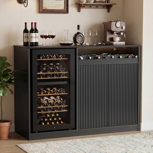 53 Inch L-Shape Contemporary B – обзор и цена Home Bar And Fridge