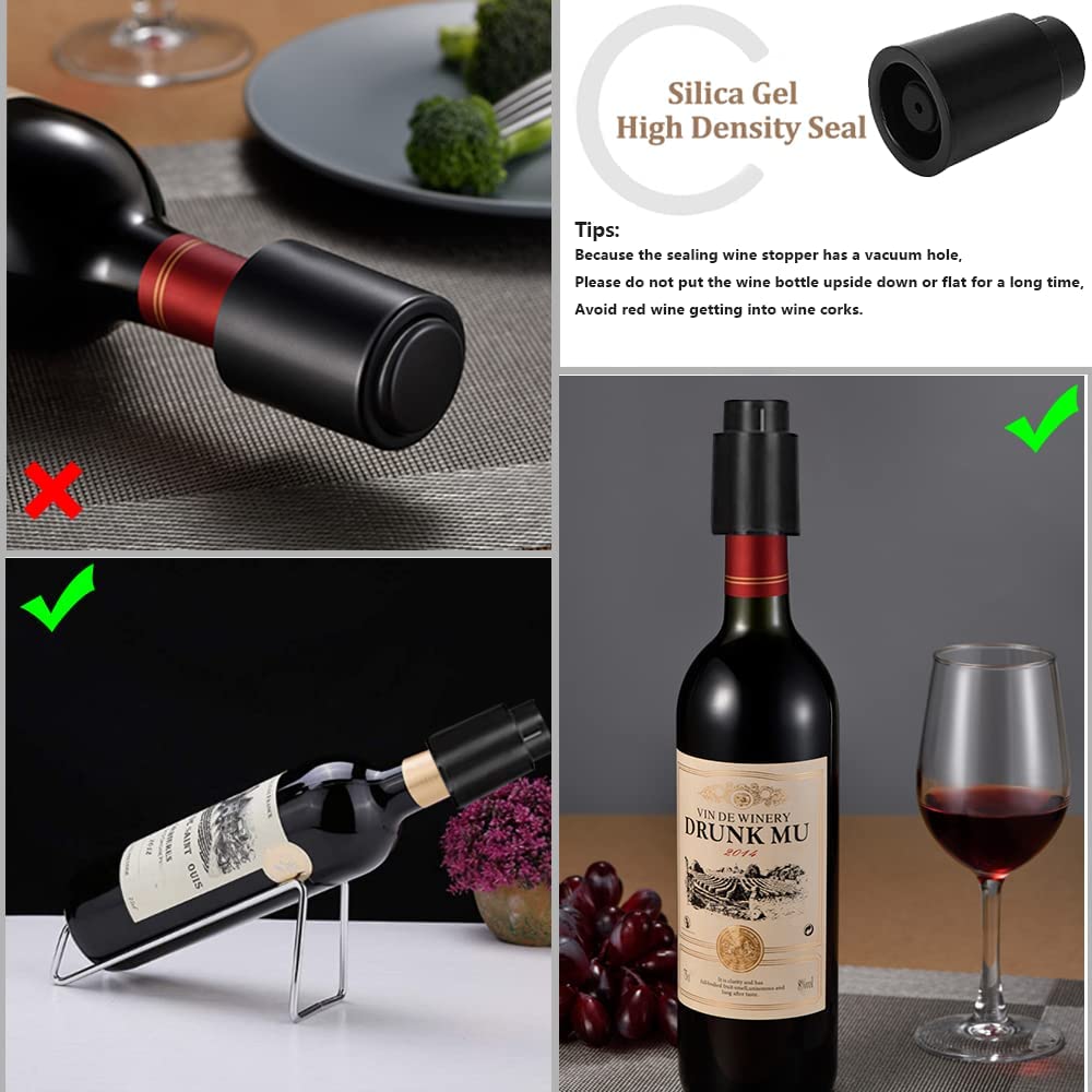 Vacuum Wine Bottle Stopper Sea – обзор и цена Wine Preservation Pump