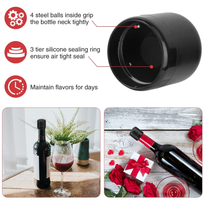 New 2PCS Vacuum Red Wine Bottl – обзор и цена Wine Preservation Pump