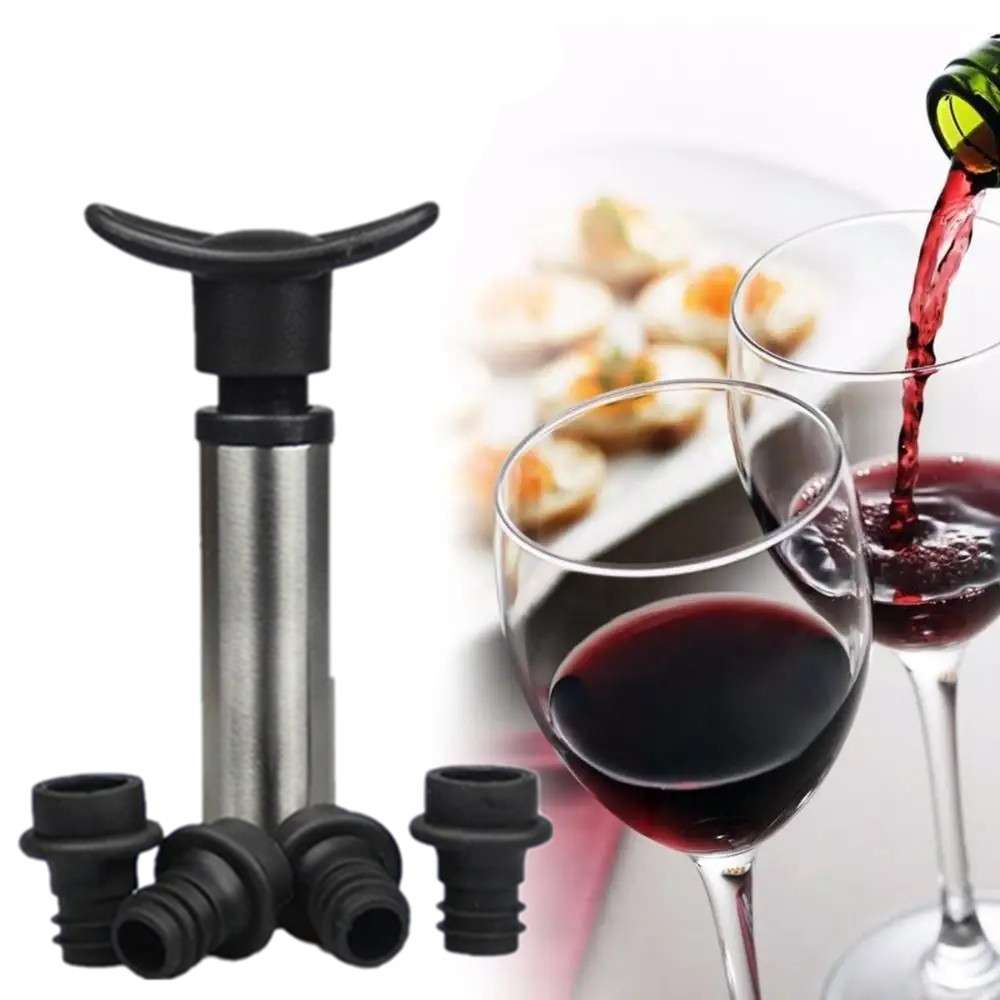 Wine Stopper with Vacuum Wine  – обзор и цена Wine Preservation Pump