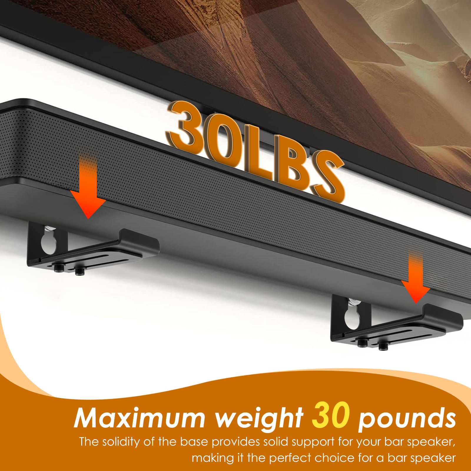 2Pcs Soundbar Speaker Stands W – обзор и цена Home Bar Accessories