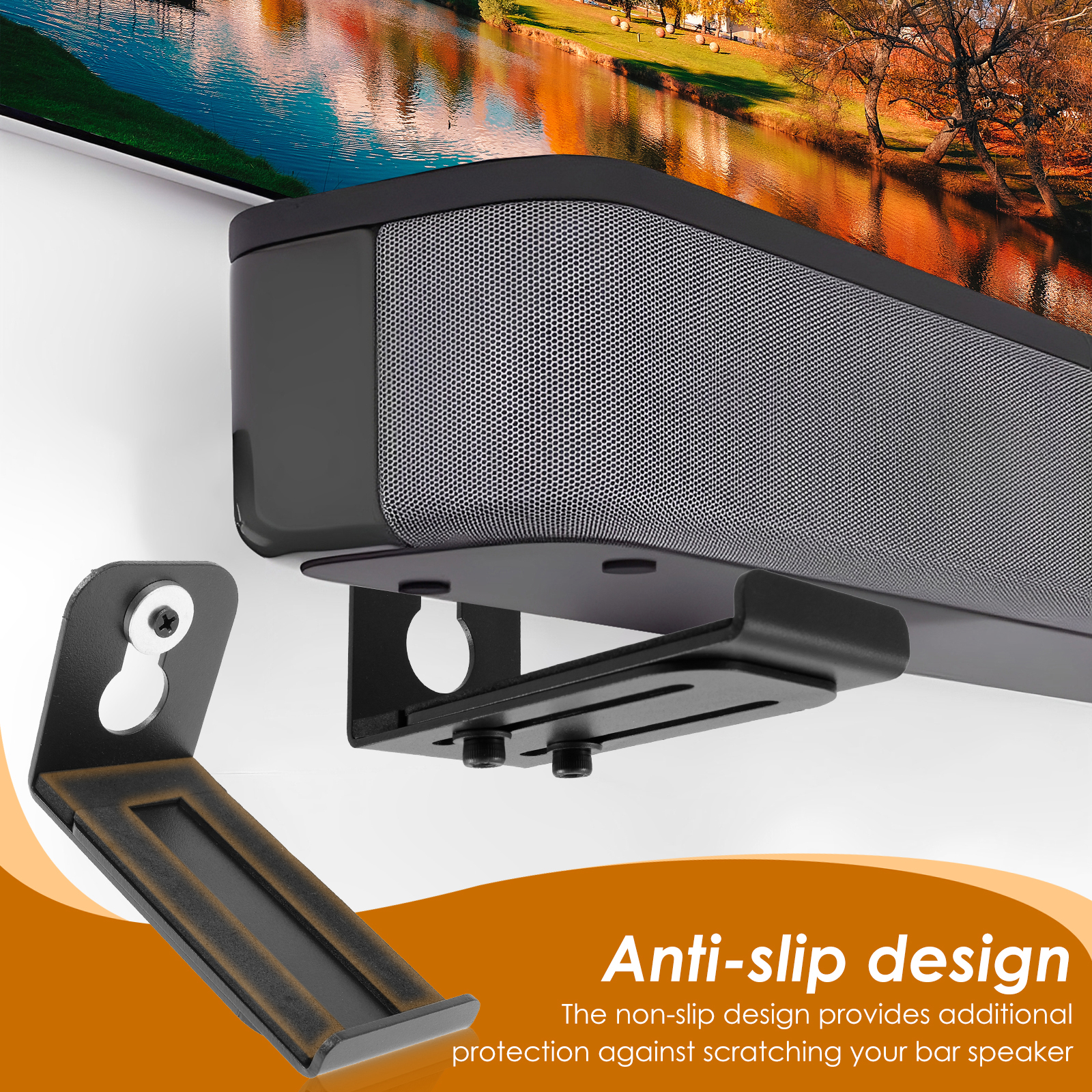 2Pcs Soundbar Speaker Stands W – обзор и цена Home Bar Accessories