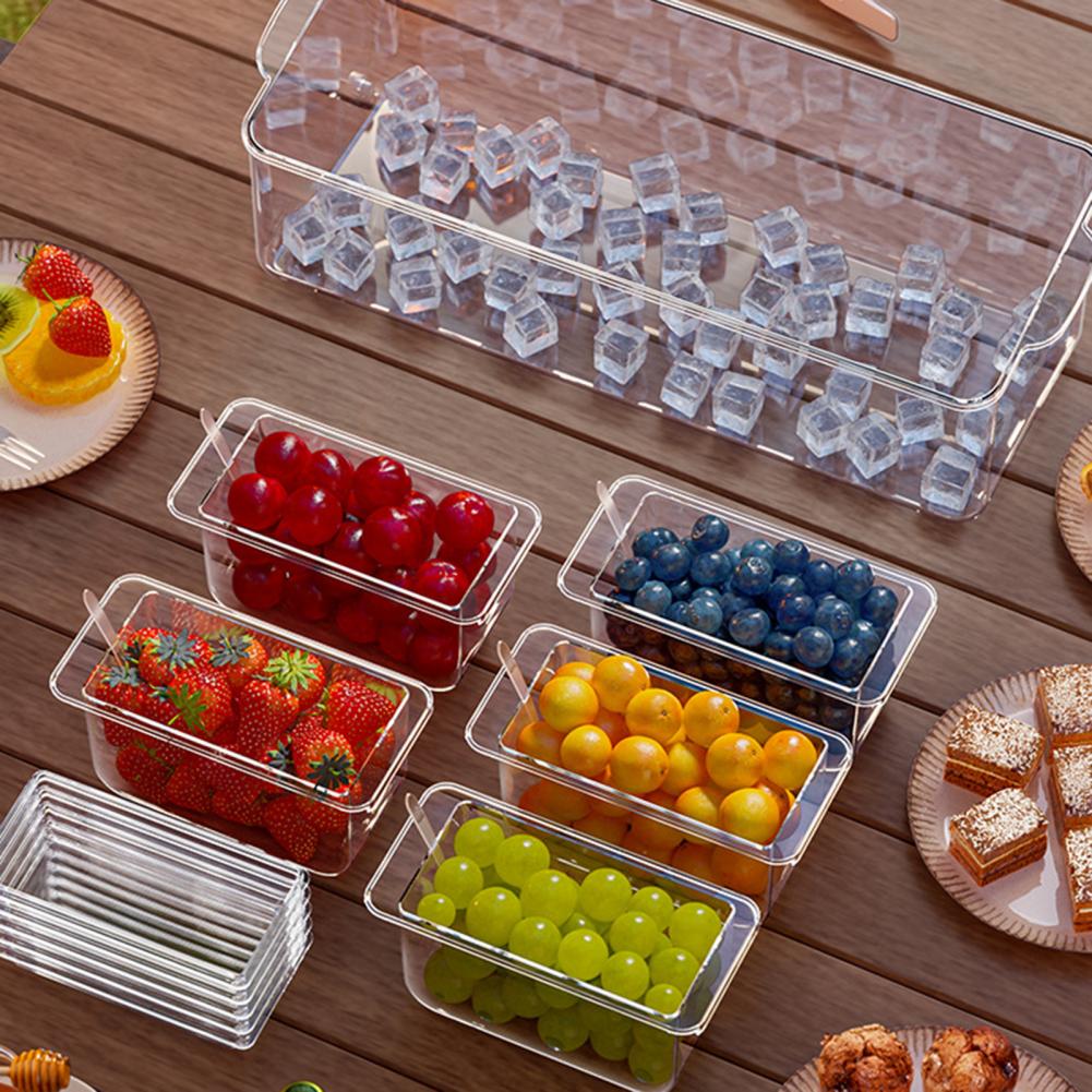 Taco Bar Serving Set for Party – обзор и цена Garnish Tray Set