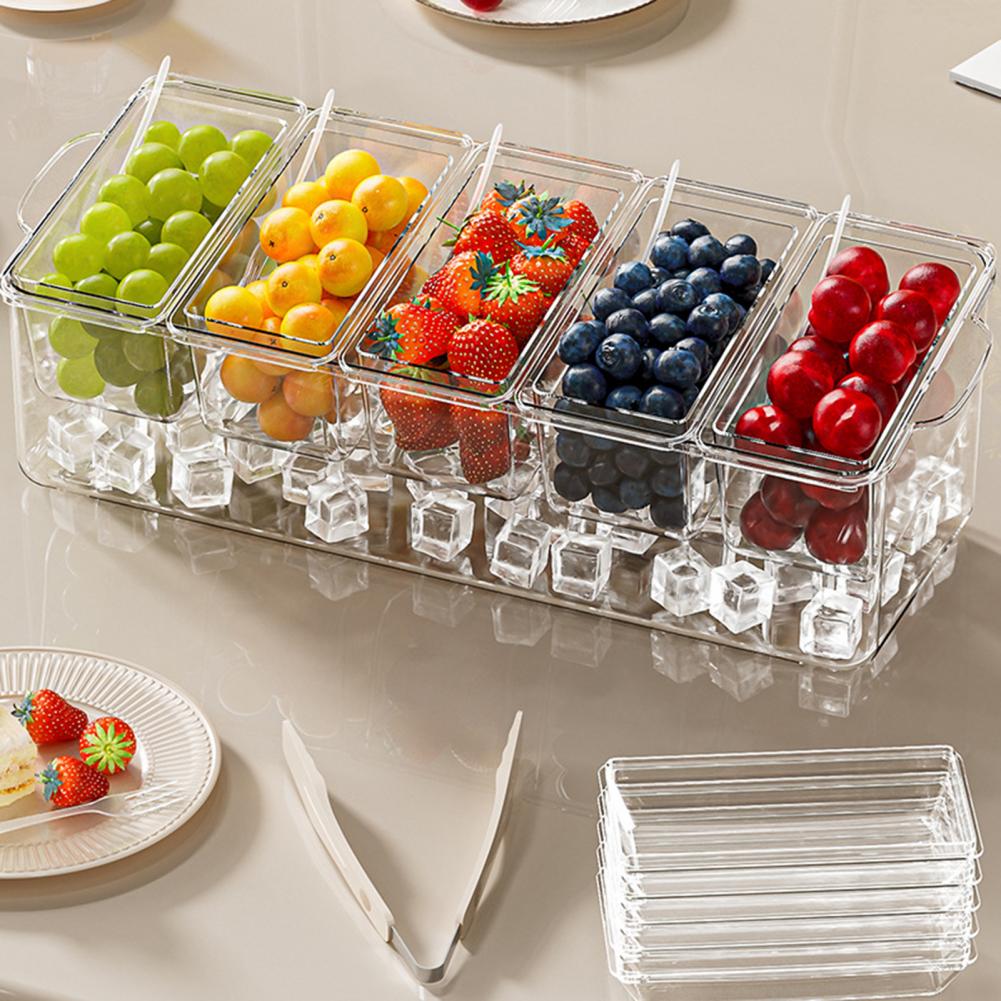 Taco Bar Serving Set for Party – обзор и цена Garnish Tray Set