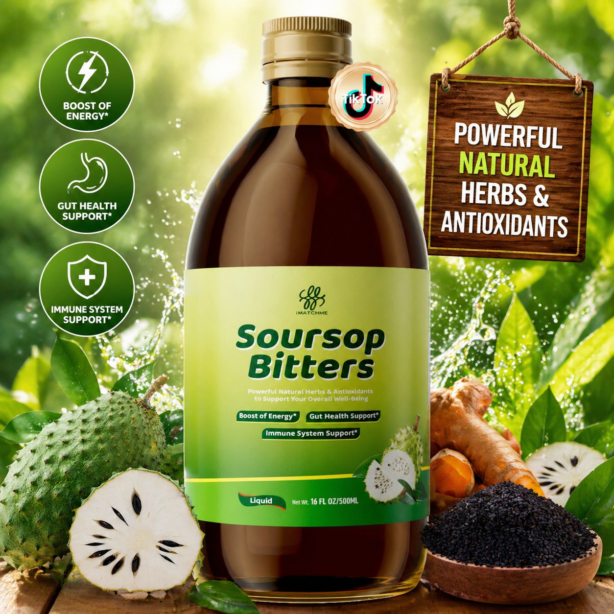 Soursop Bitters Liquid 500ML,  – обзор и цена Bitters Bottle Set