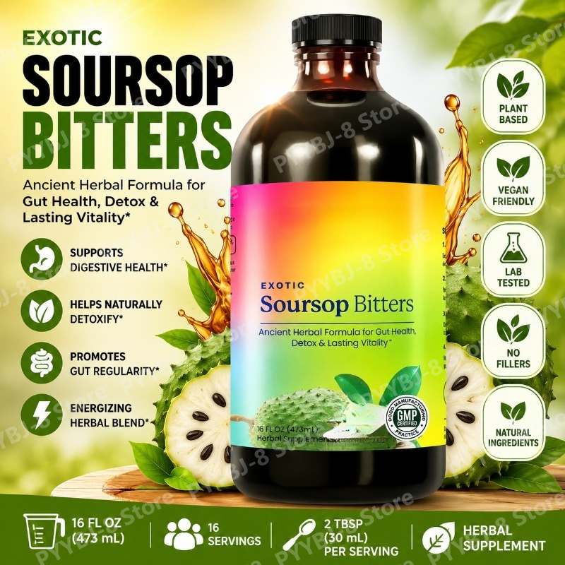 Soursop Bitters Drops Liquid 4 – обзор и цена Bitters Bottle Set