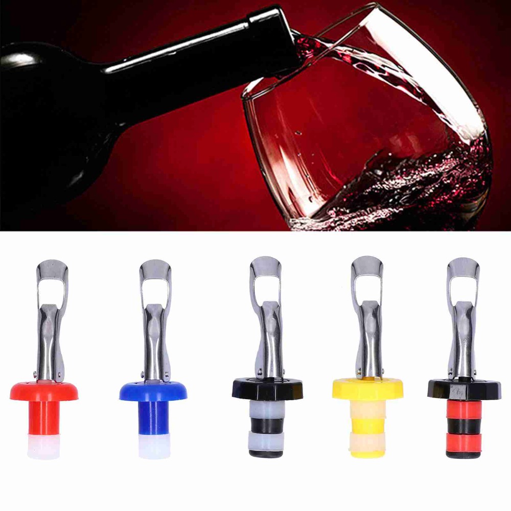 5pcs Silicone Wine Bottle Plug – обзор и цена Wine Preservation Pump