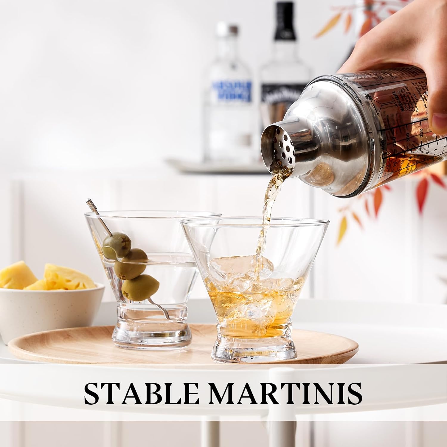Stemless Martini Glasses Set o – обзор и цена Home Bar Set