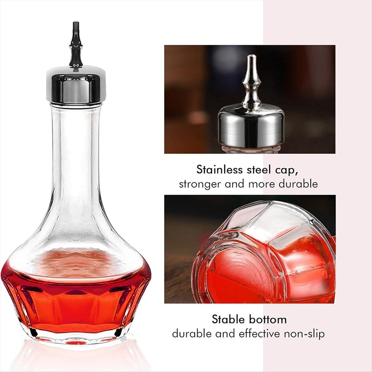 REST 6 PCS Bitters Bottle Set  – обзор и цена Bitters Bottle Set
